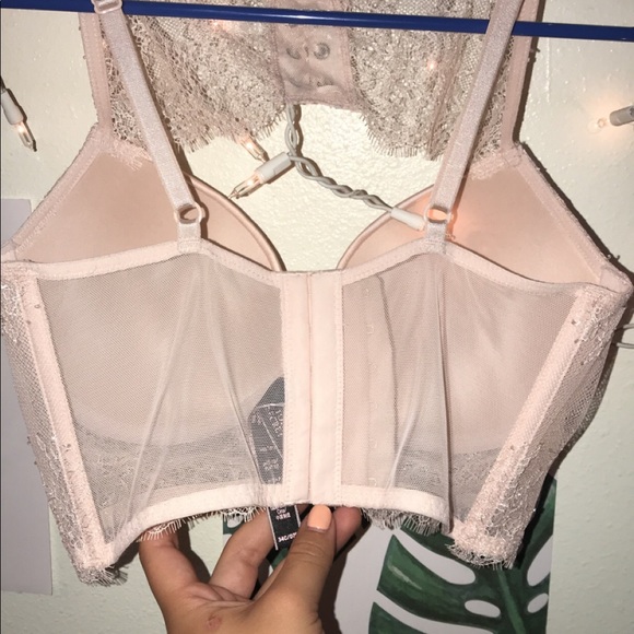 Victoria’s Secret Sexy Push Up bra 34C pink lace - Picture 5 of 6